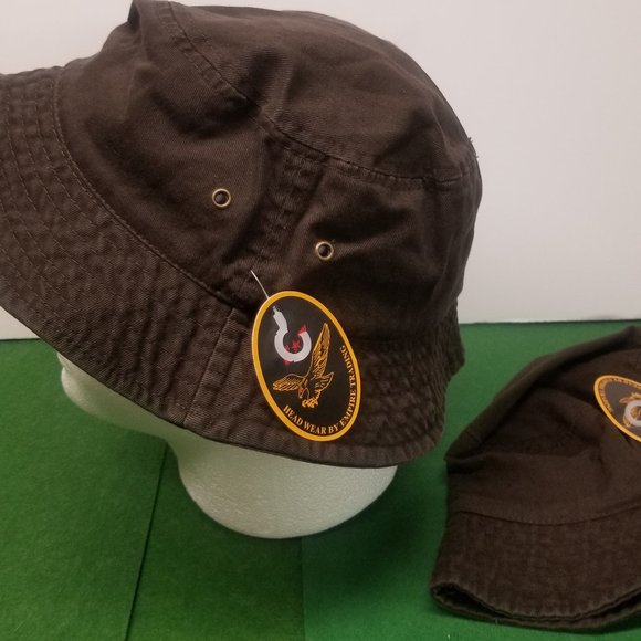 172 - Lot of 2 Brown Bucket Hats - Picture 4 of 5